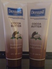  2 PACK DERMASIL COCOA BUTTER MOISTURIZING LOTION 8 FL OZ EACH