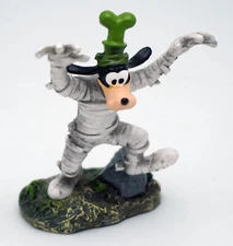 Disney Halloween Village Set-Haunted House 3.5" Goofy Mummy Figure Costco