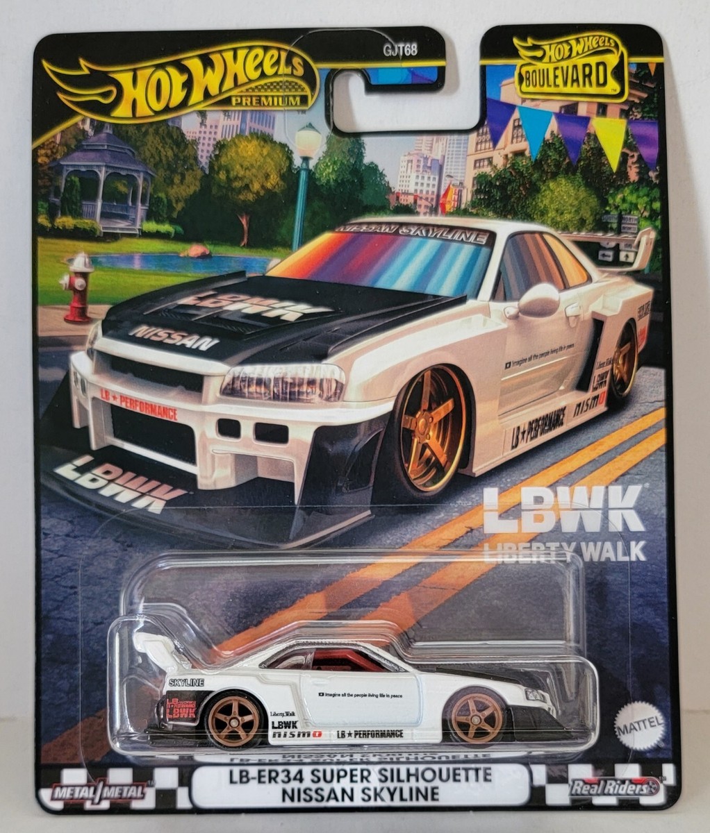 Hot Wheels Boulevard Premium 2023 R34 Skyline LB-ER34 LBWK Liberty