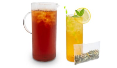 Citrus mint  green iced tea pouches 12 count bag makes 32 ounces each fresh