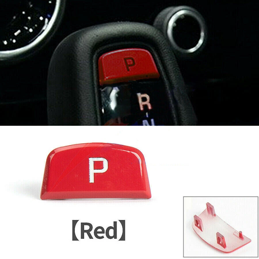 Botón de estacionamiento de perilla de cambio de marchas rojo para Range Rover Sport y Evoque Jaguar tipo F Foto 2 de 4