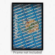 Oakhurst Oklahoma Poster (OK City Souvenir 11x17 Town Print)