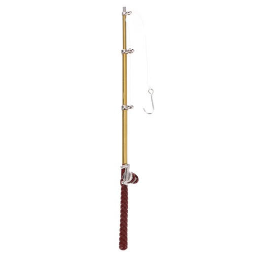 Mini Fishing Rod Alloy Child Toys Kids Pole Home Decor Magnetic - Picture 9 of 12