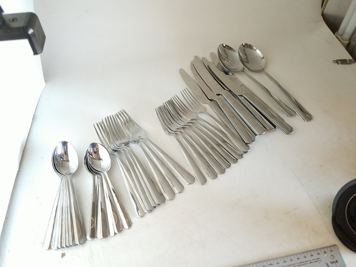 42 pcs Oneida Stainless Flatware Set Service For 8 2 Serving