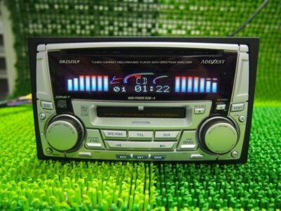 ADDZEST DMZ525LP MD/CD Player Car Stereo Tested Working W/ HARNESS