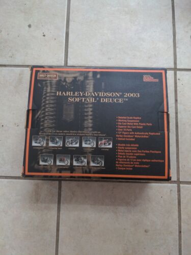 Ertl American Muscle Harley Davidson 2003 Softail Deuce 1/10 DieCast Series 2 - Picture 3 of 12