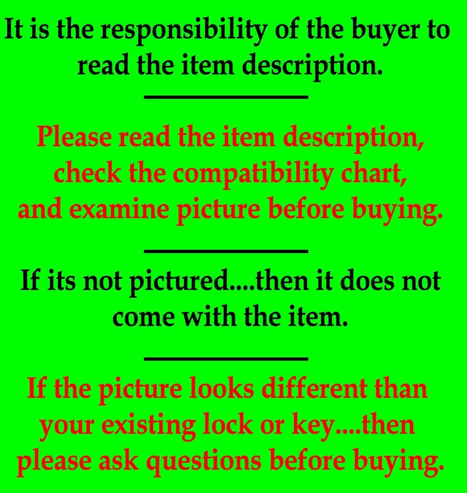 Juego de 2 llaves de cilindro de bloqueo de puerta trasera de encendido Ford Explorer Sport Trac 02-05 Foto 2 de 2