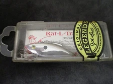 Bill Lewis Lures Rat-L-Trap NEW OLD STOCK NOS 1/8 oz TT25 Tiny Trap Chrome/Black