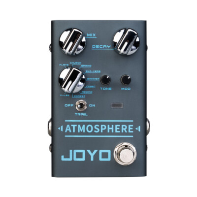 Joyo Electric Pedal Bass Volume Digital Reverb Pedal PLATE CHURCH SPRING COMET
