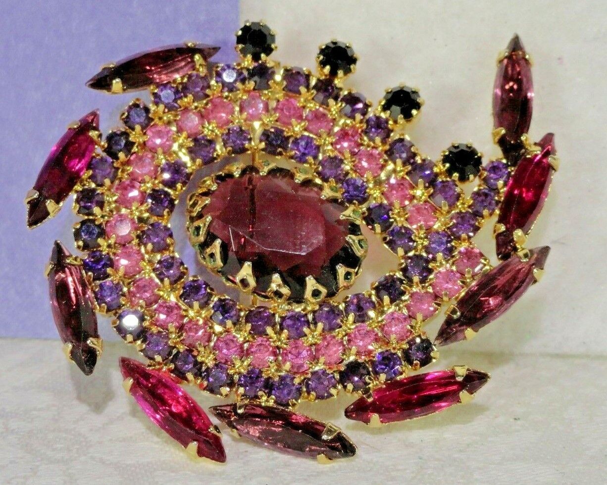 Fabulous JULIANA STYLE Purple~Fuchsia Pink~NAVETT… - image 2