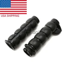 1" Handlebar Hand Grips Black For Harley Electra Glide Ultra Classic EFI FLHTCUI