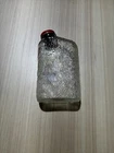 DEP Anchor Hocking Glass Refrigerator Bubble Water Bottle W/Red Snowflake Lid