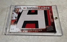2013-14 Panini Prime Captain's Cloth /2 Brandon Sutter #CC-BSU