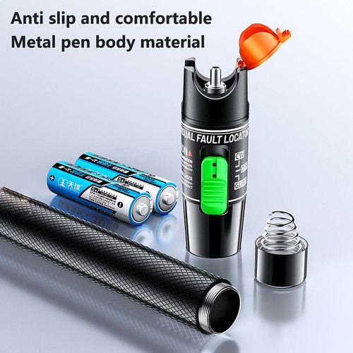 Visual Fault Locator 5MW-100MW Optical Fiber Test Tool Fiber Optic Cable Tes-qe - Zdjęcie 11 z 22