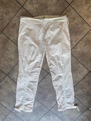 MORGAN DE TOI LADIES LIGHT BEIGE BELTED CARGO TROUSERS, JEANS SIZE 10 UK - Picture 3 of 3