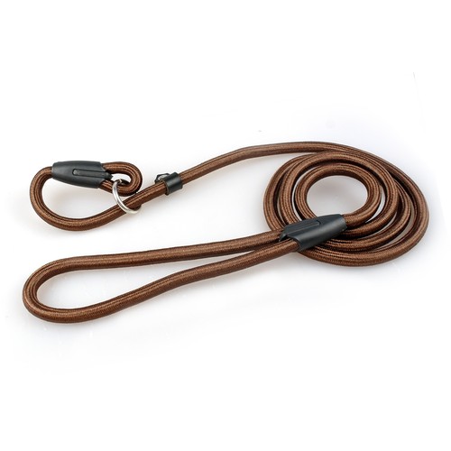Guinzaglio addestramento cane bungee nylon cane guinzaglio con collare piombo corda resistente S M L - Foto 20 di 20