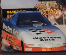 AL HOFMAN WESTERN AUTO/SLICK 50 FUNNY CAR 1995 NHRA TRADING CARD #13