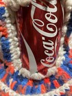 Coca Cola Crochet Hat Vintage Handmade Kitsch Red White Blue — photo 3