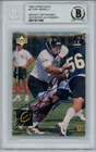 Tony Boselli Autographed 1995 Upper Deck #2 Rookie Trading Card BAS Slab 33168