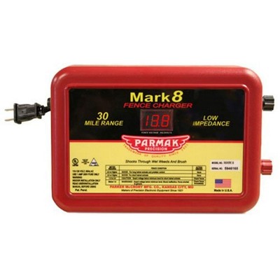 MARK8 Low Impedance 110/120-Volt 30-Mile Range Electric Fence Charger(reflect...