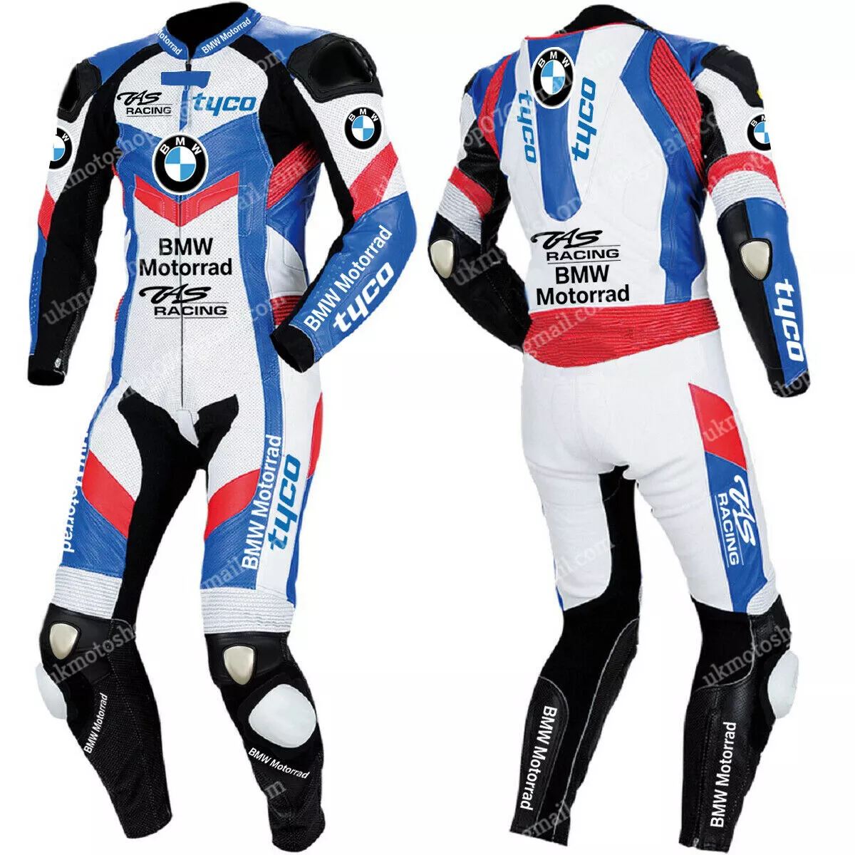 TYCO BMW Motorbike Leather Suit Biker Racing Motorcycle Leather Jacket Trouser