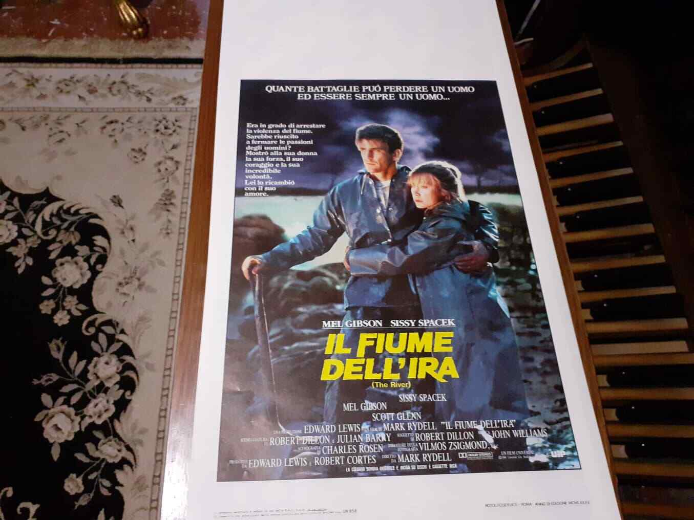 Locandina originale film Il fiume dell'ira (1984) - Regia di Mark Rydell