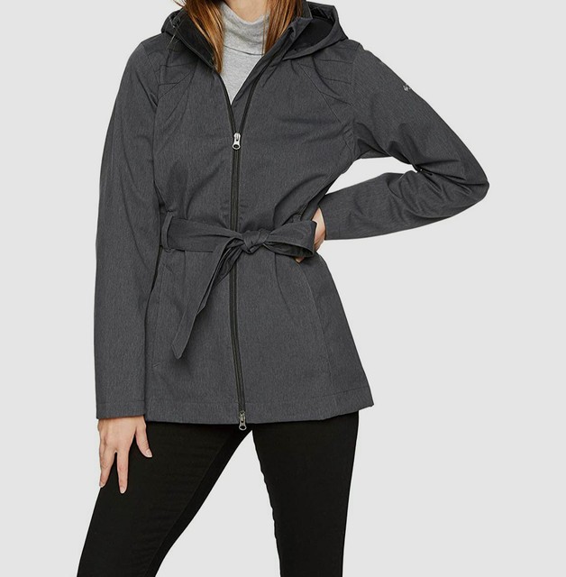 columbia women's take to the streets ii long softshell jacket