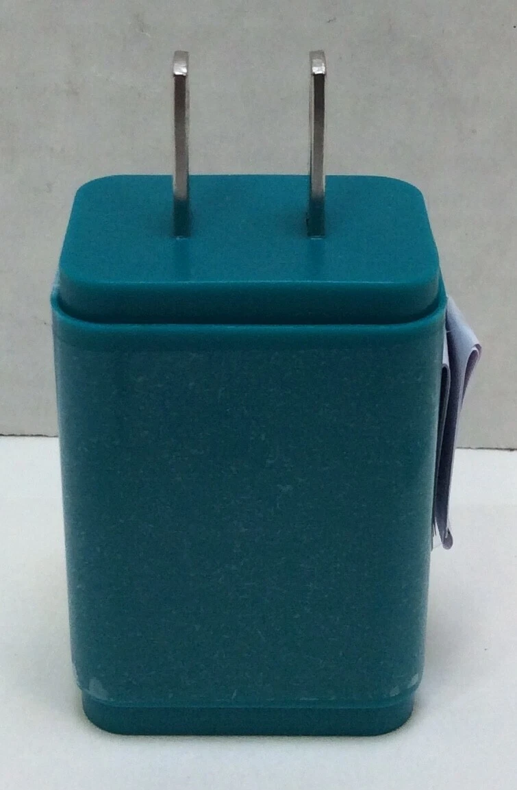 Wireless Gear 2 Port Wall Charger Plug Adapter, Teal, Lot of 4 