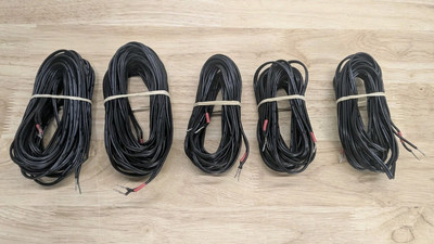 LOGITECH Z-5500 Z-5450 Z-680 Z-906 PC THEATRE SPEAKER GENUINE ORIGINAL CABLES