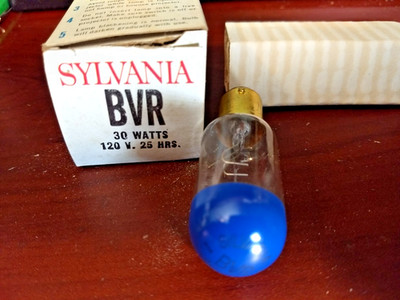 BVR Projector Projection Lamp Bulb SYLVANIA 30W *AVG. 25-HOUR LAMP LIFE* NOS NIB