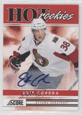2011-12 Score Hot Rookies Signatures Erik Condra #524 Auto 2d8