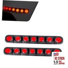 Car Bumper Guard Strip, Strong Reflective Anti-Collision Strip for 2 PCS Red