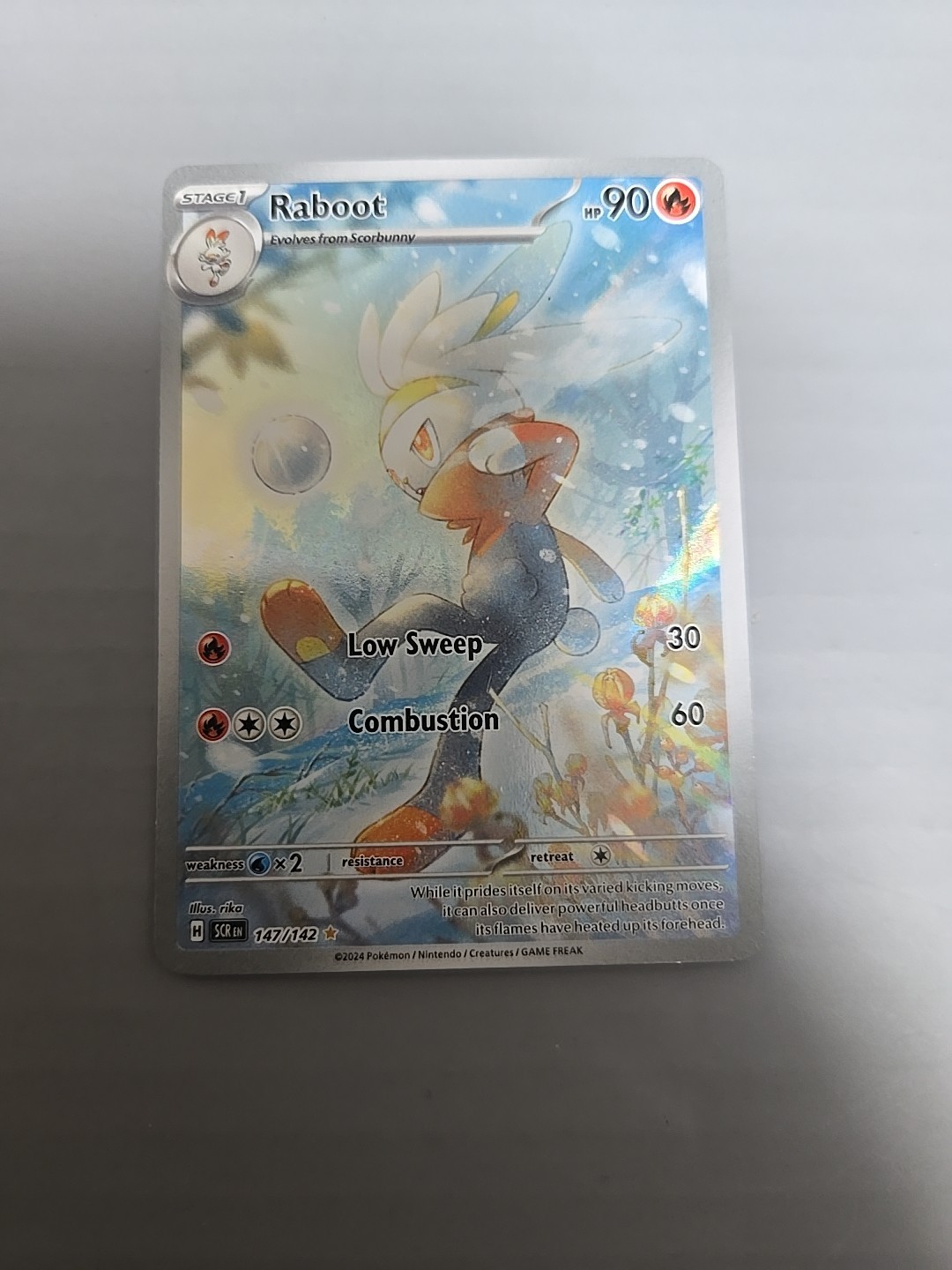 raboot pokemon card value - 33/202 - Sword & Shield Fire Heat Blast (50) Weakness Water ×2 Resistance None None Retreat Cost ✨ Mint/NM Raboot 027/142 Common