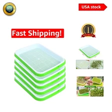 Healthy Sprout Grower - BPA Free 5 Pack Seed Sprouter Tray Set for Indoor Use