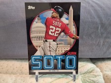 Juan Soto Soto Highlights Insert Black Par Ser #34/299 2021 Topps Washington