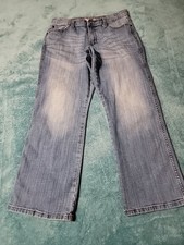 Wrangler Retro Slim Bootcut Jeans Kids Size 14 Husky 28x26 Blue Denim Stretch