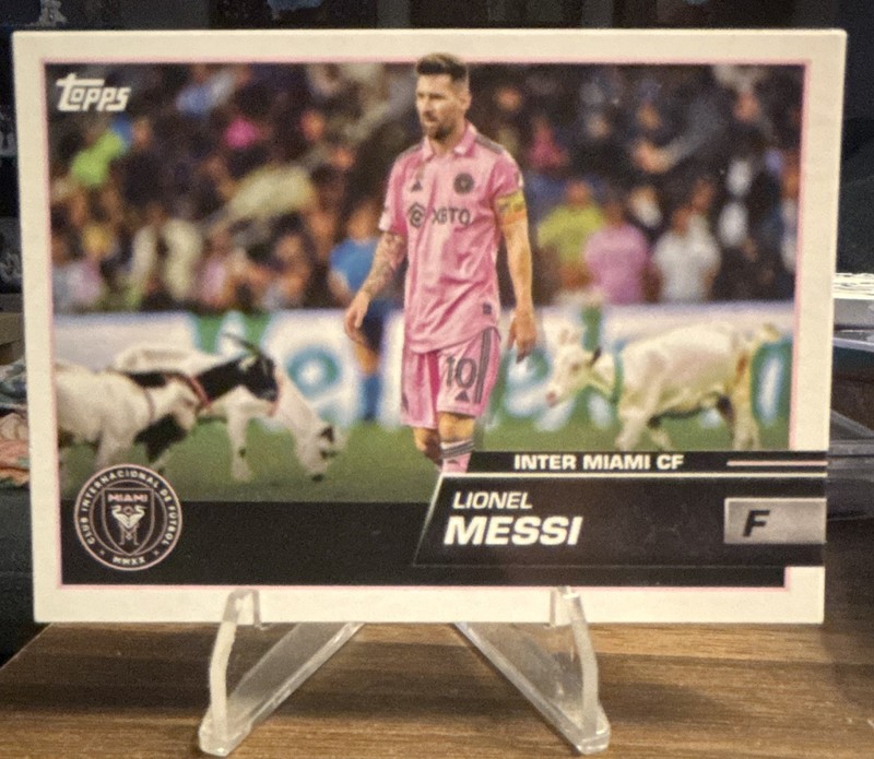 Topps 2023 MLS Lionel Messi #201 Inter Miami CF MLS GOAT SP