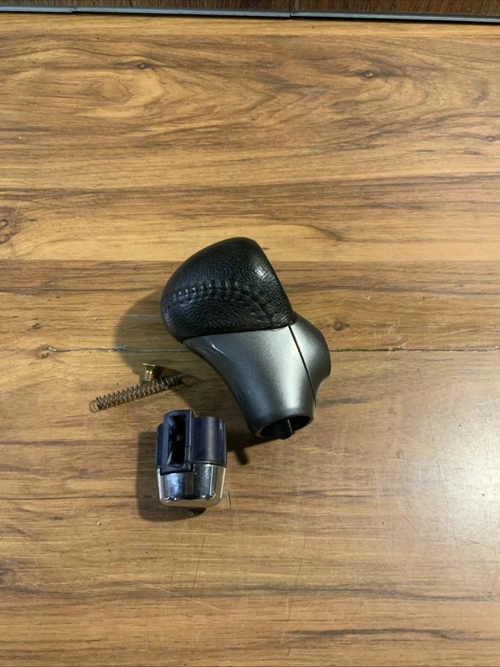 Conjunto de perilla de cambio de cuero negro Honda Odyssey 2005-2010 Foto 2 de 4