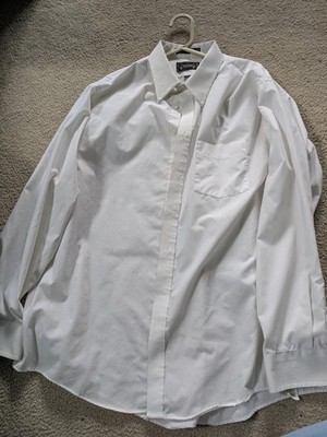 Mens Arrow  Polo Shirt Short Sleeve White Size Large