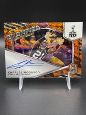 2024 Spectra Champion Signatures Charles Woodson Neon Orange /10 Auto Packers