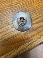 Vintage 1900's EPNS Thistle scottish brooch/pin