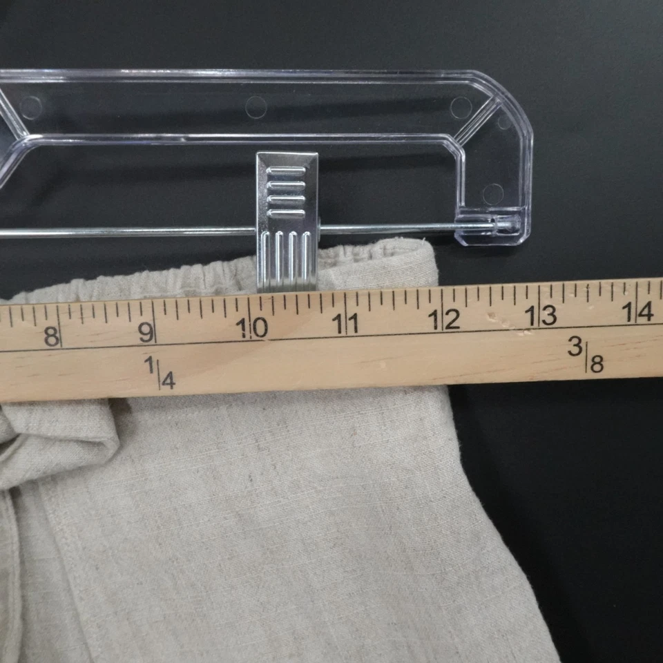 Pantalones Drew Mujer XS Beige Mezcla de Lino Anthropologie Tulipán Boho Lagenlook Playa Foto 4 de 4