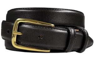 The Andrew Genuine Full-Grain Cowhide Leather Designer Dress Belt 1-1/8" Wide