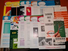 Lot of 12 VTG OMEGA Engineering Thermocouple Brochure Bulletins