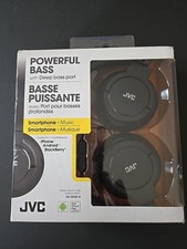JVC HA-SR185 Over the Ear Headphones - Black Foldable Wired New In Box C-10 
