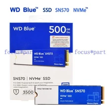WD Blue SN570 SSD 500GB PCle M.2 NVMe Internal Hard Drive for Laptop / Desktop