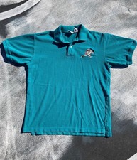Vintage Taz Warner Bros Embroidered Teal Polo Shirt Short Sleeve Men  s Medium