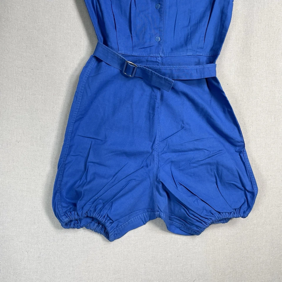 VINTAGE 40s 50s Gym Uniform Jumpsuit Womens Size 12 Phys Ed Sanforized Moore - Image 3 of 4