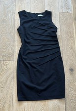 Calvin Klein Sleeveless Black Sheath Dress Size 10