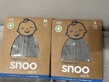 Happiest Baby SNOO Sleep Sack Swaddle Medium  Large Lot of 2 New in Box